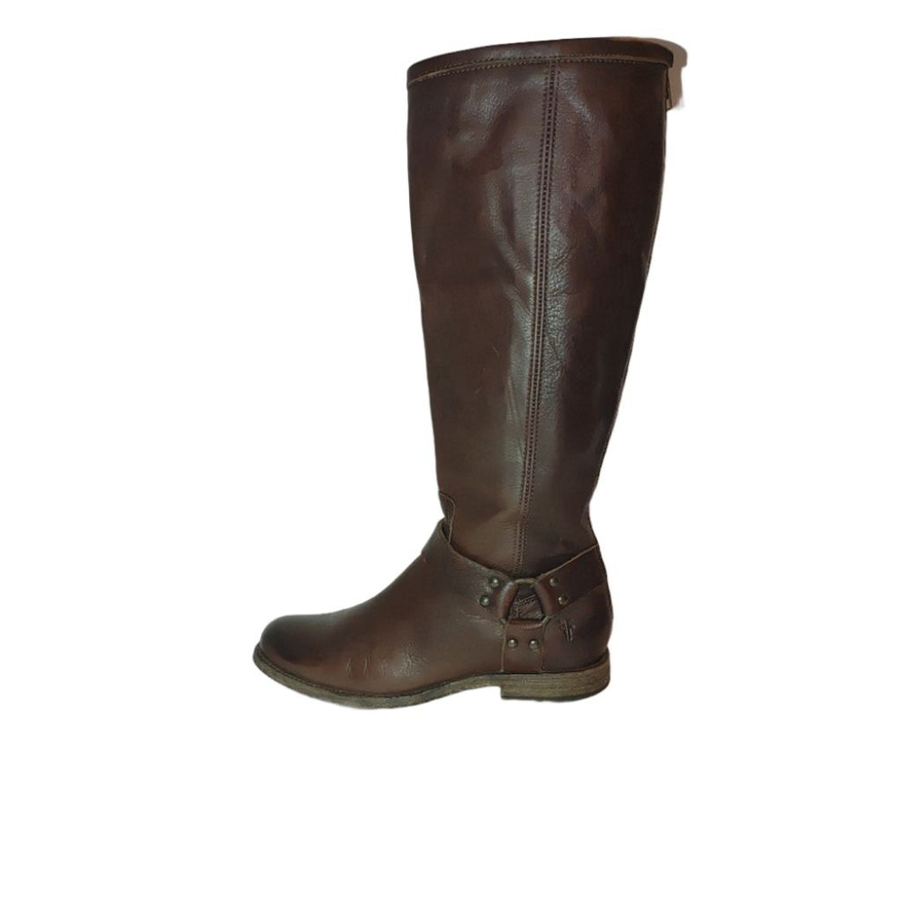 Frye Leather Philip Harness Tall Boots Size 9B